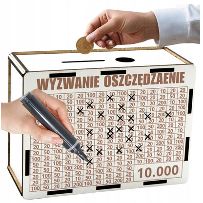 Skarbonka Wyzwanie Oszczędzanie – 10 000 zł