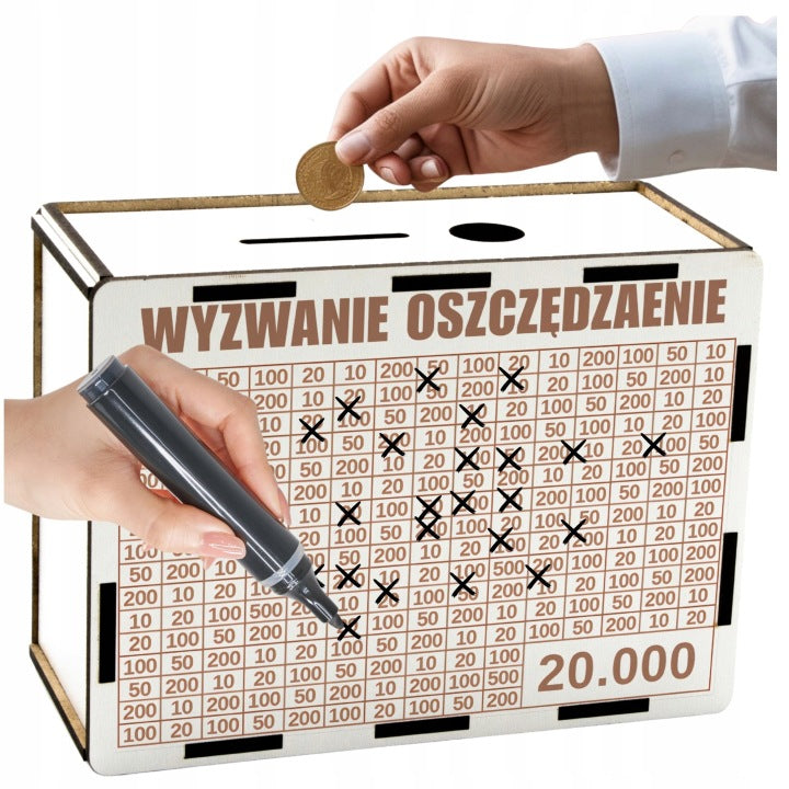 Skarbonka Wyzwanie Oszczędzanie – 20 000 zł