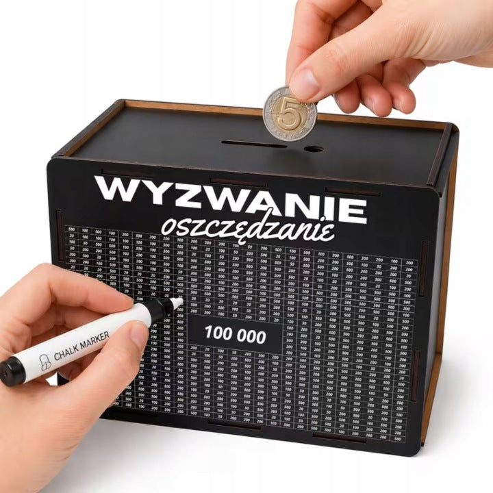 Skarbonka XL Wyzwanie Oszczędzanie – 100 000 zł