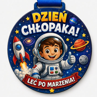 Medal HDF na Dzień Chłopaka - wzór Astronauta