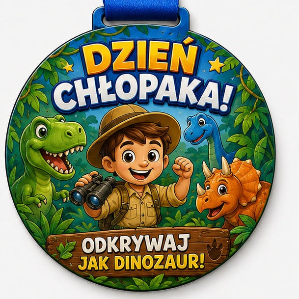 Medal HDF na Dzień Chłopaka - wzór Odkrywca