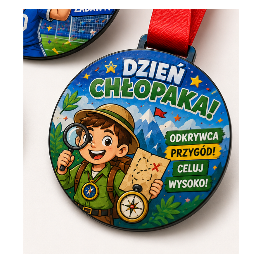 Medal HDF na Dzień Chłopaka - wzór przygoda