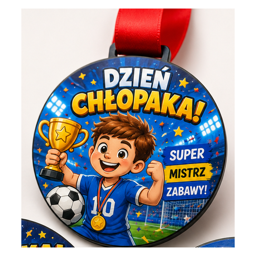 Medal HDF na Dzień Chłopaka - wzór sport