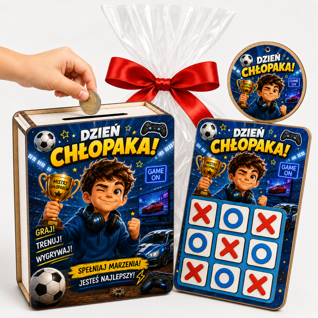 Zestaw prezentowy na Dzień Chłopaka - Sport i gaming