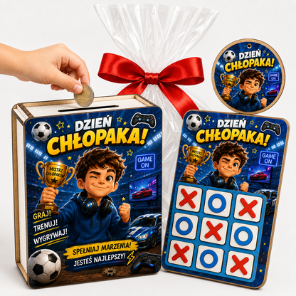 Zestaw prezentowy na Dzień Chłopaka - Sport i gaming